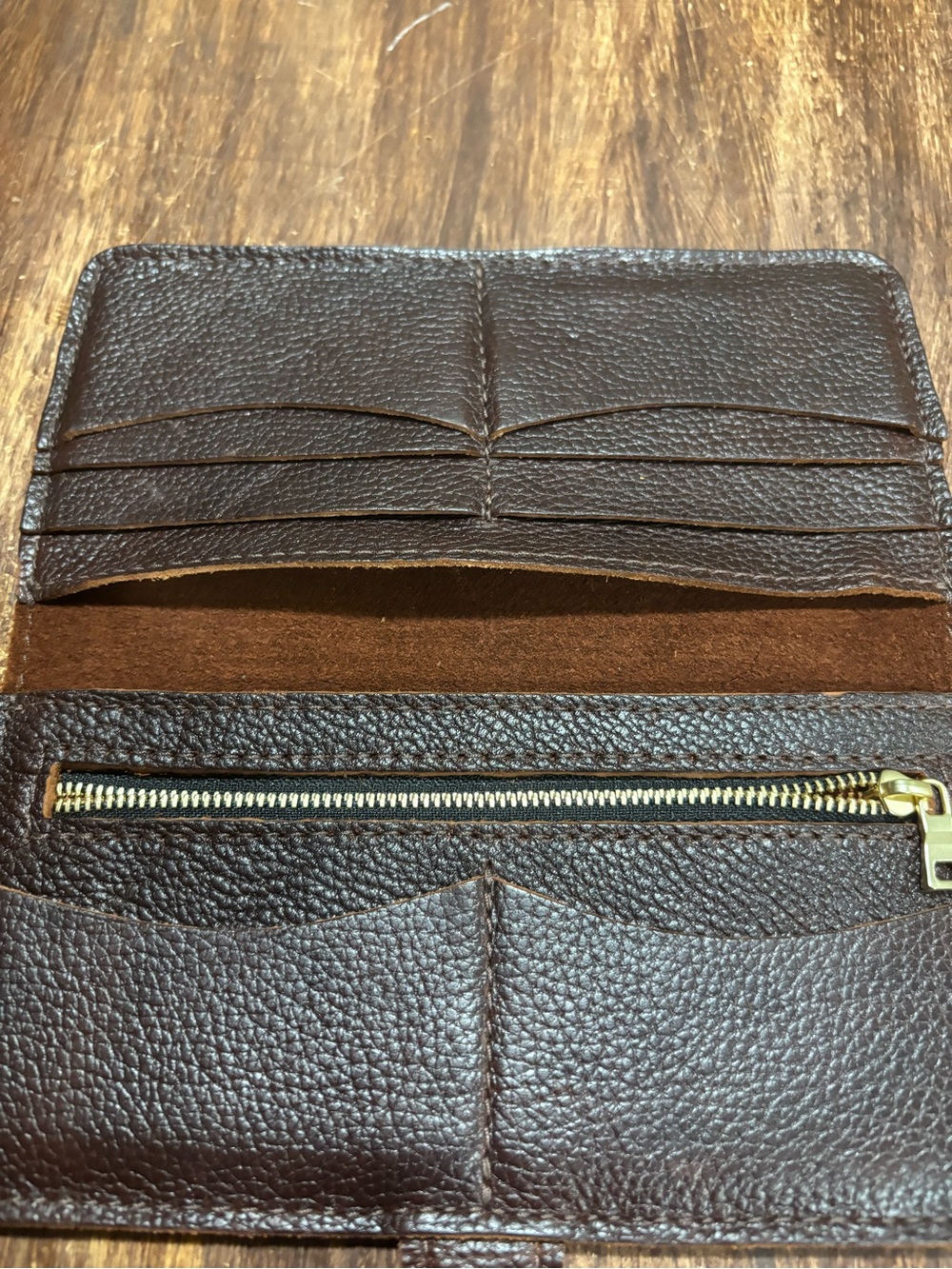 Portland Leather Bifold Wallet in the color Coldbrew - Picture 5 of 5